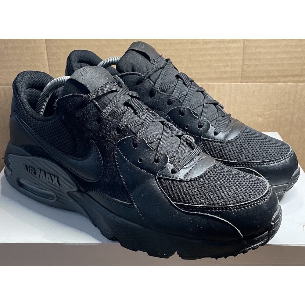 Nike Air Max Black Gray Excee Lifestyle Shoes Mens Size 10 Fast Ship - Picture 7 of 10